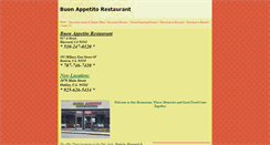 Desktop Screenshot of buonappetitorestaurant.net